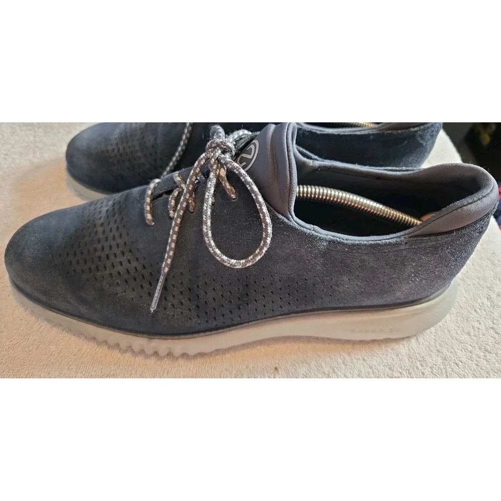 Cole Haan ZEROGRAND Wingtip‎ Oxford Men's Shoes - Dark Grey US 10M